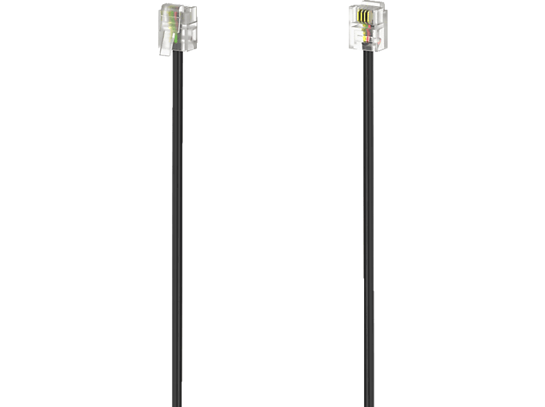 HAMA Stecker 6p4c auf 6p4c, Modularkabel, 6 m von HAMA