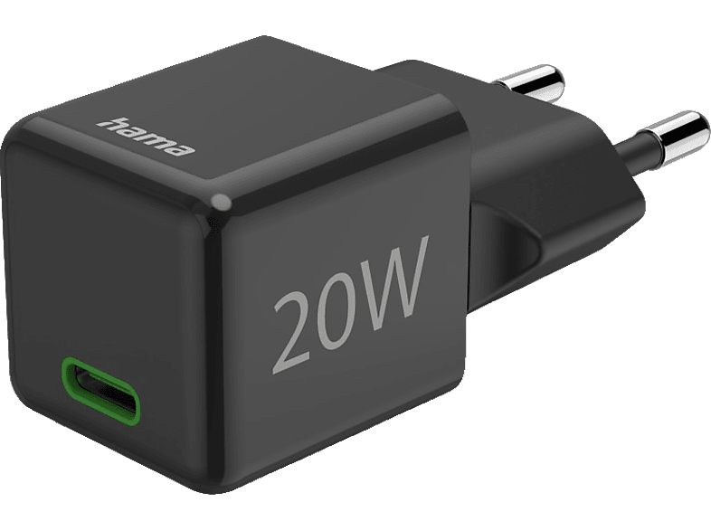 HAMA Super-Mini-Charger Schnellladegerät Apple, Schwarz HAMA Super-Mini-Charger Schnellladegerät Apple, Schwarz von HAMA