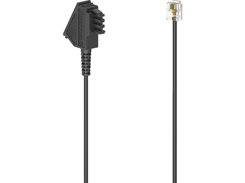 HAMA TAE-F-Stecker auf Modular-Stecker 6p4c, Telefonkabel, 6 m von HAMA
