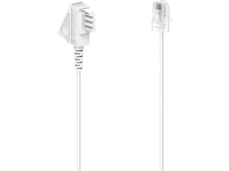 HAMA TAE-F-Stecker auf Modular-Stecker 8p2c, DSL-Box-Kabel, 3 m von HAMA