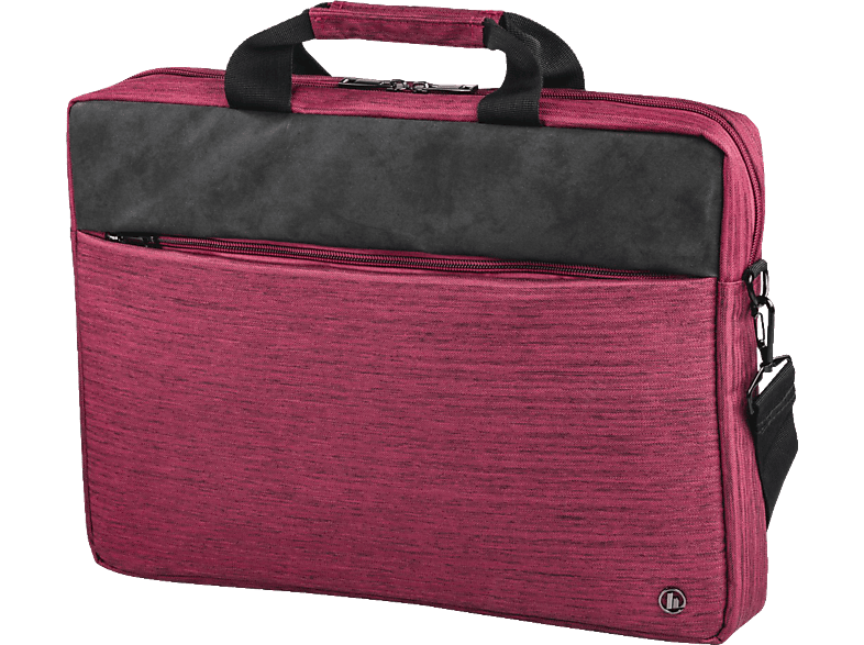 HAMA Tayrona 15.6 Zoll Notebooktasche Aktentasche für Universal Polyester, Polyurethan (PU), Rot von HAMA