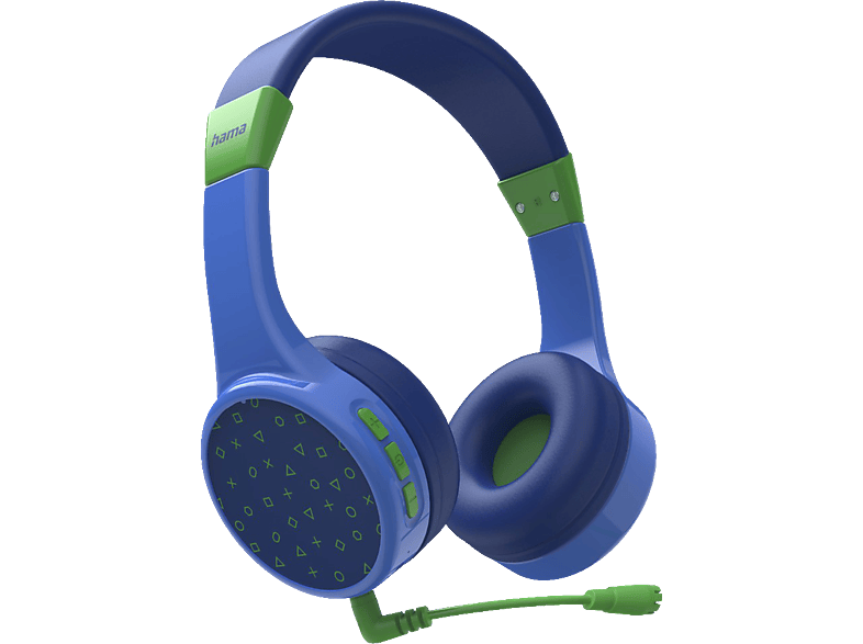 HAMA Teens Guard mit Dezibel-Begrenzung, On-ear Kopfhörer Bluetooth Blau von HAMA