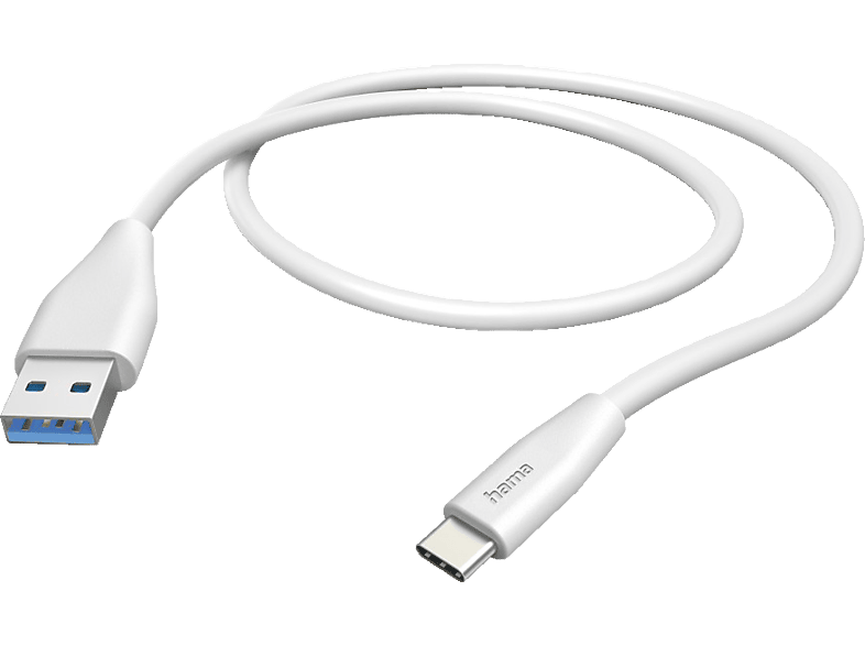 HAMA USB-A auf USB-C, Ladekabel, 1,5 m, Weiß von HAMA
