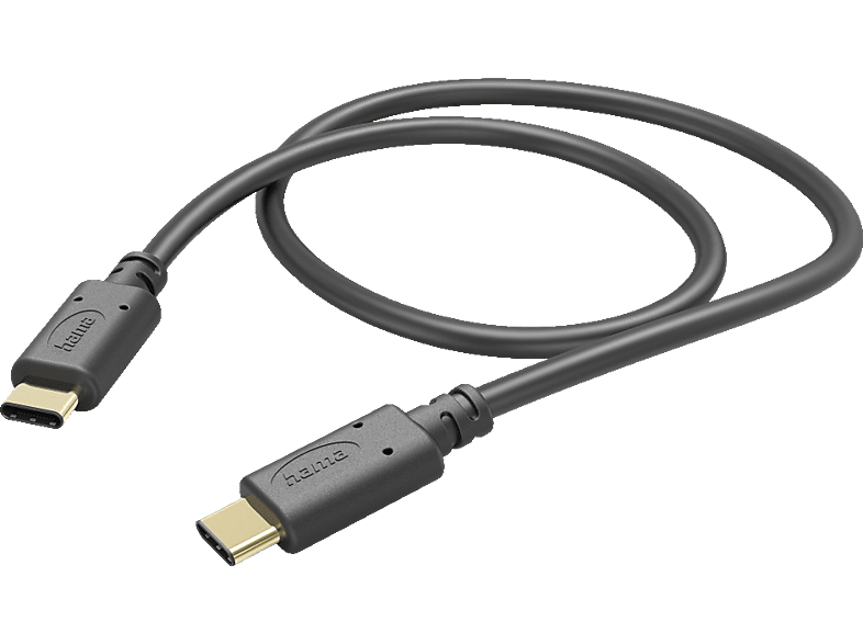 HAMA USB-C, Ladekabel, 1 m, Schwarz von HAMA