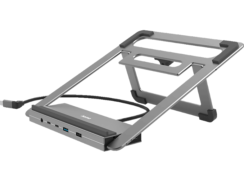 HAMA USB-C-Docking-Station Connect2Office Stand Notebook-Halterung, Anthrazit HAMA USB-C-Docking-Station Connect2Office Stand Notebook-Halterung, Anthrazit von HAMA