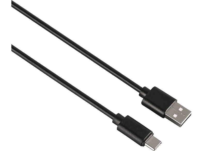 HAMA USB-C-Stecker auf USB-A-Stecker Kabel, Schwarz von HAMA