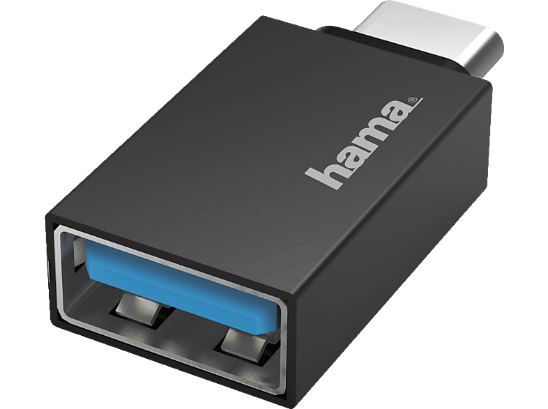 HAMA USB-C-Stecker auf USB-Buchse, USB-OTG-Adapter von HAMA