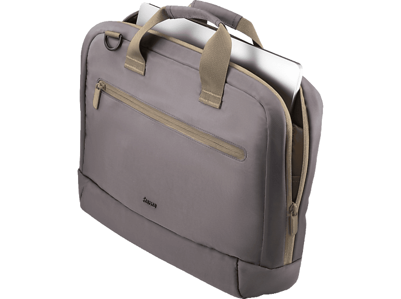 HAMA Ultra Lightweight 15.6 - 16.2 Zoll Laptoptasche Umhängetasche für Universal Recyceltes Polyester, Grau von HAMA