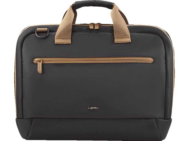 HAMA Ultra Lightweight 13.3 - 14.1 Zoll Notebooktasche Aktentasche für Universal Recyceltes Polyester, Beige/Schwarz HAMA Ultra Lightweight 13.3 - 14.1 Zoll Notebooktasche Aktentasche für Universal Recyceltes Polyester, Beige/Schwarz von HAMA