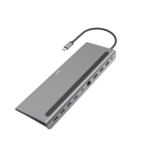 Hama 00200100 Schnittstellen-Hub USB 3.2 Gen 1 (3.1 Gen 1) Type-C 5000 Mbit/s Anthrazit von HAMA