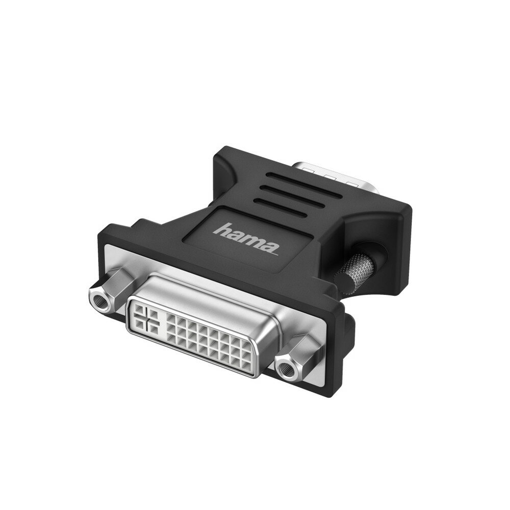 Hama 00200341 Videokabel-Adapter VGA (D-Sub) DVI-I Schwarz von HAMA