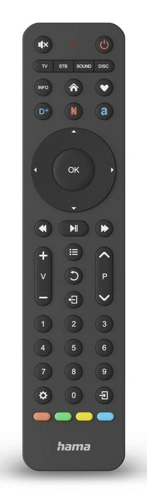 Hama 00221053 Fernbedienung IR Wireless TV Drucktasten Hama 00221053 Fernbedienung IR Wireless TV Drucktasten von HAMA