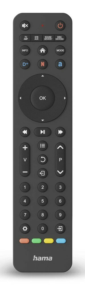 Hama 00221055 Fernbedienung IR Wireless TV Drucktasten Hama 00221055 Fernbedienung IR Wireless TV Drucktasten von HAMA