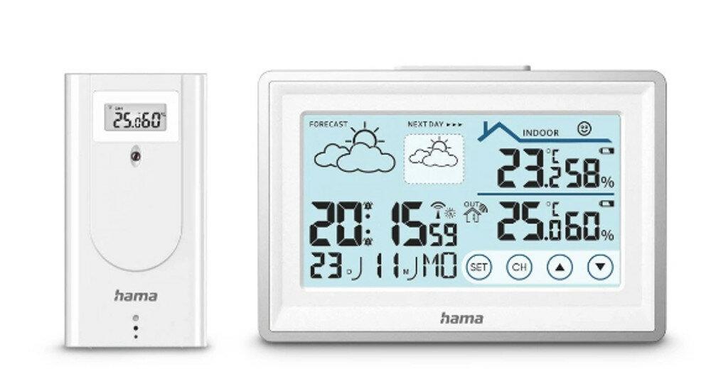 Hama 00222228 Digitale Wetterstation Weiß Akku Hama 00222228 Digitale Wetterstation Weiß Akku von HAMA