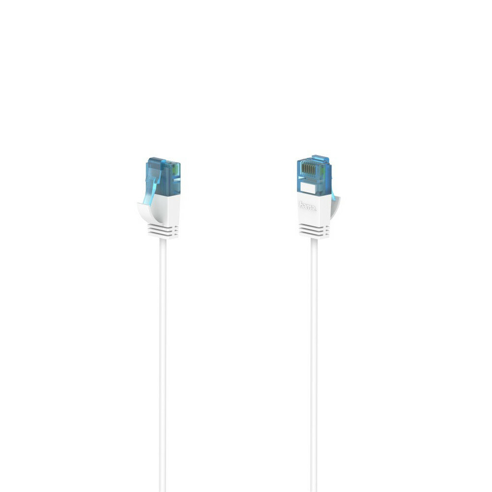 Hama Flexi-Slim Netzwerkkabel Weiß 3 m Cat6a U/UTP (UTP) von HAMA
