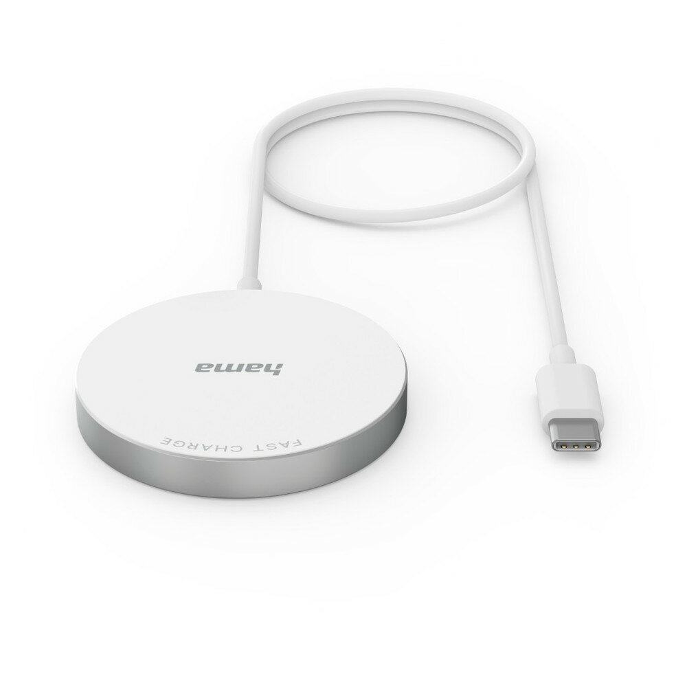 Hama MagCharge FC15 Handy, Smartphone Weiß USB Kabelloses Aufladen Schnellladung Drinnen Hama MagCharge FC15 Handy, Smartphone Weiß USB Kabelloses Aufladen Schnellladung Drinnen von HAMA