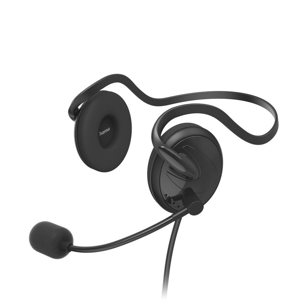 Hama NHS-P100 V2 Kopfhörer Kabelgebunden Nackenband Büro/Callcenter Schwarz Hama NHS-P100 V2 Kopfhörer Kabelgebunden Nackenband Büro/Callcenter Schwarz von HAMA