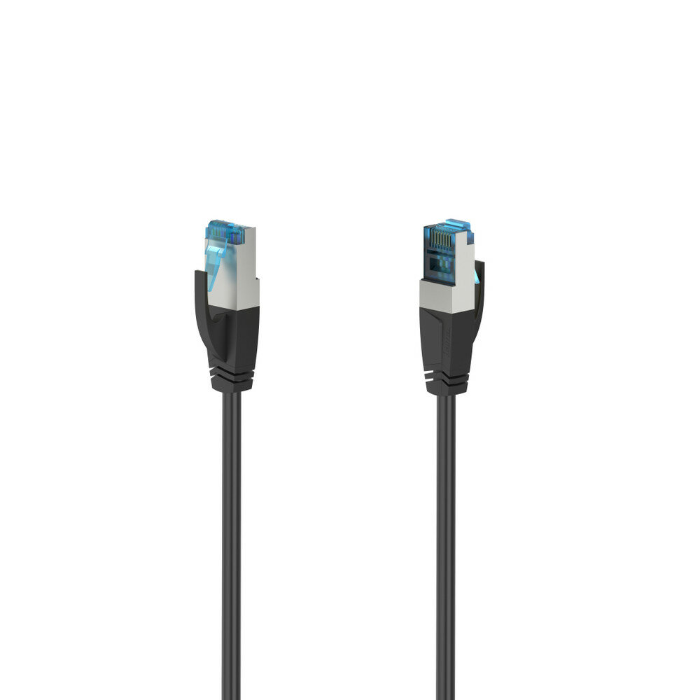 Hama Netzwerkkabel Schwarz 0,5 m Cat6a S/FTP (S-STP) von HAMA