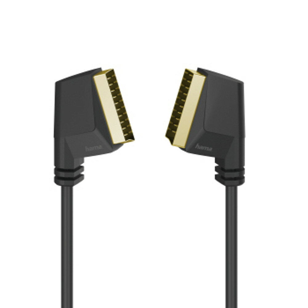 Hama SCART-Kabel 1,5 m SCART (10-pin) Schwarz von HAMA
