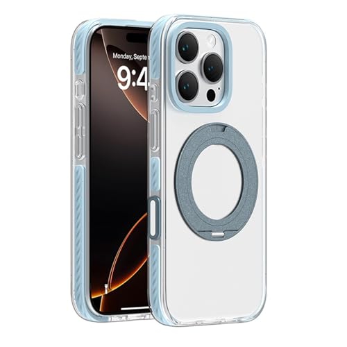HAMEXLN Blau,16 Pro Max, Hülle Für iPhone 16 Pro Max/16 Pro/16 Plus/16, Mit 360° Drehständer Kristallklar Stoßfest Handyhüllen Kameraschutz HAMEXLN Blau,16 Pro Max, Hülle Für iPhone 16 Pro Max/16 Pro/16 Plus/16, Mit 360° Drehständer Kristallklar Stoßfest Handyhüllen Kameraschutz von HAMEXLN