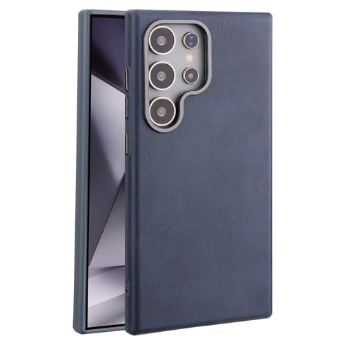 HAMEXLN Blau,S25 Ultra, Hülle Für Samsung Galaxy S25 Ultra/S25 Plus/S25, Retro Handyhülle Unterstützt Drahtloses Aufladen Dünnes Anti-Fingerabdruck Lederhülle HAMEXLN Blau,S25 Ultra, Hülle Für Samsung Galaxy S25 Ultra/S25 Plus/S25, Retro Handyhülle Unterstützt Drahtloses Aufladen Dünnes Anti-Fingerabdruck Lederhülle von HAMEXLN