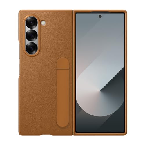 HAMEXLN Braun,Fold 6, Handyhülle Für Samsung Galaxy Z Fold 6, Ultradünnes Leder Hülle Mit Ständer Und Displayschutz Stossfest Schutzhülle HAMEXLN Braun,Fold 6, Handyhülle Für Samsung Galaxy Z Fold 6, Ultradünnes Leder Hülle Mit Ständer Und Displayschutz Stossfest Schutzhülle von HAMEXLN