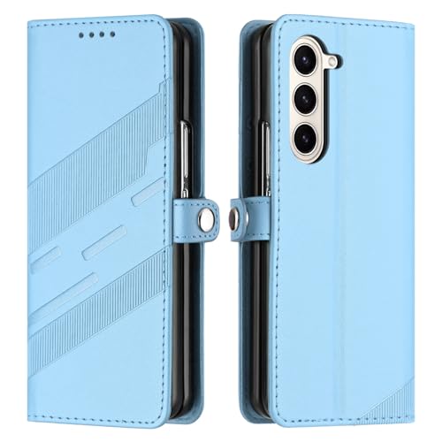 HAMEXLN Chrome,Fold 6, Handyhülle Für Samsung Galaxy Z Fold 6, Brieftasche Lederhülle Magnetverschluss Rundumschutz Klapphülle von HAMEXLN