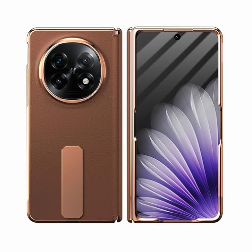 HAMEXLN Echt Leder Handyhülle Für Oppo Find N5, Drehbar Ständer Hülle Scharnier Schutz Bildschirmschutz Stoßfest Schutzhülle,Braun,Find N5 HAMEXLN Echt Leder Handyhülle Für Oppo Find N5, Drehbar Ständer Hülle Scharnier Schutz Bildschirmschutz Stoßfest Schutzhülle,Braun,Find N5 von HAMEXLN