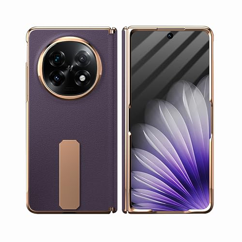 HAMEXLN Echt Leder Handyhülle Für Oppo Find N5, Drehbar Ständer Hülle Scharnier Schutz Bildschirmschutz Stoßfest Schutzhülle,Lila,Find N5 HAMEXLN Echt Leder Handyhülle Für Oppo Find N5, Drehbar Ständer Hülle Scharnier Schutz Bildschirmschutz Stoßfest Schutzhülle,Lila,Find N5 von HAMEXLN