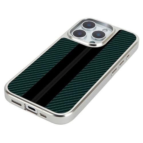 HAMEXLN Grün,16 Pro Max, Handyhülle Für iPhone 16 Pro Max/16 Pro/16 Plus/16, Ultra Dünne Carbon Fiber Muster Galvanisierte PC Hülle Minimalistische Anti-Fingerabdruck HAMEXLN Grün,16 Pro Max, Handyhülle Für iPhone 16 Pro Max/16 Pro/16 Plus/16, Ultra Dünne Carbon Fiber Muster Galvanisierte PC Hülle Minimalistische Anti-Fingerabdruck von HAMEXLN