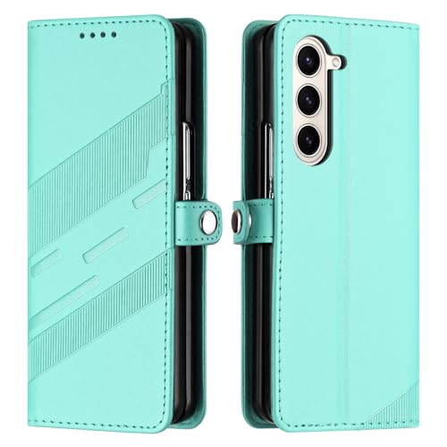 HAMEXLN Grün,Fold 6, Handyhülle Für Samsung Galaxy Z Fold 6, Brieftasche Lederhülle Magnetverschluss Rundumschutz Klapphülle HAMEXLN Grün,Fold 6, Handyhülle Für Samsung Galaxy Z Fold 6, Brieftasche Lederhülle Magnetverschluss Rundumschutz Klapphülle von HAMEXLN