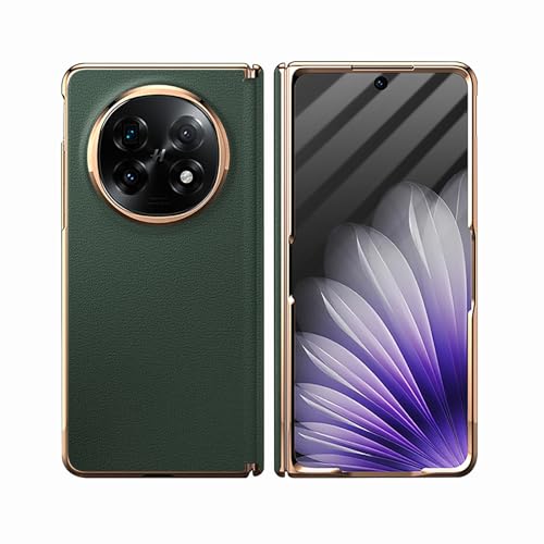 HAMEXLN Handyhülle Für Oppo Find N5, Echt Leder Hülle Mit Eingebauter Glas Displayschutzfolie Scharnier Schutz Stoßfest Fall,Bronze,Find N5 HAMEXLN Handyhülle Für Oppo Find N5, Echt Leder Hülle Mit Eingebauter Glas Displayschutzfolie Scharnier Schutz Stoßfest Fall,Bronze,Find N5 von HAMEXLN