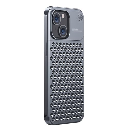 HAMEXLN Handyhülle Metall Für iPhone 16 Pro Max/16 Pro/16, Aluminiumlegierung Aromatherapie Anti-Kratzer Hülle Rahmenlose Kühlung Wärmeableitung,Grau,16 Pro HAMEXLN Handyhülle Metall Für iPhone 16 Pro Max/16 Pro/16, Aluminiumlegierung Aromatherapie Anti-Kratzer Hülle Rahmenlose Kühlung Wärmeableitung,Grau,16 Pro von HAMEXLN