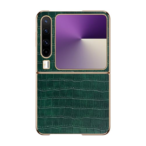 HAMEXLN Hülle Für Huawei Pura X, Ultradünn Leder Handyhüllen Krokodilmuster Stoßfest Minimalistische Schutzhülle,Grün,Pura X HAMEXLN Hülle Für Huawei Pura X, Ultradünn Leder Handyhüllen Krokodilmuster Stoßfest Minimalistische Schutzhülle,Grün,Pura X von HAMEXLN