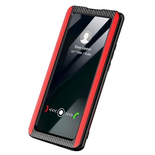 HAMEXLN Hülle Für iPhone 16 Pro Max/16 Pro/16 Plus/16, Intelligenter Schlaf View Fenster Flip Leder Handyhüllen Kabellos Laden Ganzkörper Schutzhülle,Rot,16 Pro Max HAMEXLN Hülle Für iPhone 16 Pro Max/16 Pro/16 Plus/16, Intelligenter Schlaf View Fenster Flip Leder Handyhüllen Kabellos Laden Ganzkörper Schutzhülle,Rot,16 Pro Max von HAMEXLN