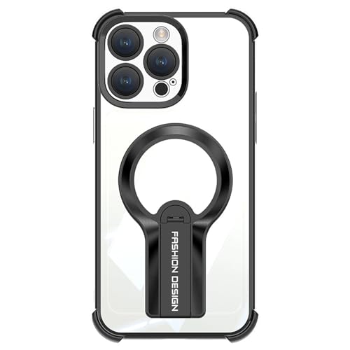 HAMEXLN Hülle Für iPhone 16 Pro Max/16 Pro/16 Plus/16, Magnetisch Handyhüllen Drehbar Faltbare Ständer Kameraschutz Galvanik Kristallklar Fall,Schwarz,16 HAMEXLN Hülle Für iPhone 16 Pro Max/16 Pro/16 Plus/16, Magnetisch Handyhüllen Drehbar Faltbare Ständer Kameraschutz Galvanik Kristallklar Fall,Schwarz,16 von HAMEXLN
