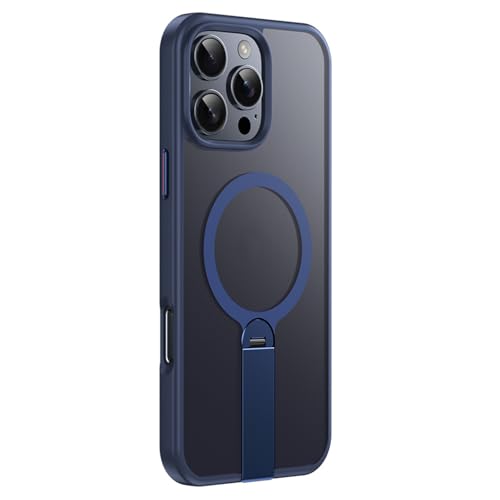 HAMEXLN Hülle Für iPhone 16 Pro Max/16 Pro/16 Plus/16, Magnetisch Handyhüllen Mit Drehbar Faltbare Ständer Durchscheinende Schutzhülle,Blau,16 Pro Max HAMEXLN Hülle Für iPhone 16 Pro Max/16 Pro/16 Plus/16, Magnetisch Handyhüllen Mit Drehbar Faltbare Ständer Durchscheinende Schutzhülle,Blau,16 Pro Max von HAMEXLN