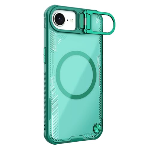 HAMEXLN Hülle Für iPhone 16E, Magnetisch Durchscheinende Anti-Vergilbung Handyhüllen Klappbare Ständer Kameraschutz Stoßfest Abdeckung,Grün,16E HAMEXLN Hülle Für iPhone 16E, Magnetisch Durchscheinende Anti-Vergilbung Handyhüllen Klappbare Ständer Kameraschutz Stoßfest Abdeckung,Grün,16E von HAMEXLN