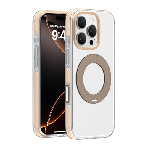 HAMEXLN Orange,16, Hülle Für iPhone 16 Pro Max/16 Pro/16 Plus/16, Mit 360° Drehständer Kristallklar Stoßfest Handyhüllen Kameraschutz HAMEXLN Orange,16, Hülle Für iPhone 16 Pro Max/16 Pro/16 Plus/16, Mit 360° Drehständer Kristallklar Stoßfest Handyhüllen Kameraschutz von HAMEXLN