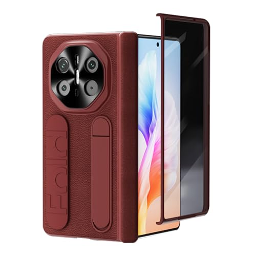 HAMEXLN Rot,Mate X6, Handyhülle Für Huawei Mate X6, Echt Leder Ständer Einstellbar Hülle Mit Handschlaufe Displayschutz Stoßfest Schutzhülle HAMEXLN Rot,Mate X6, Handyhülle Für Huawei Mate X6, Echt Leder Ständer Einstellbar Hülle Mit Handschlaufe Displayschutz Stoßfest Schutzhülle von HAMEXLN