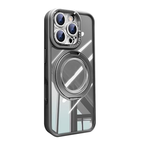 HAMEXLN Schwarz,16 Pro, Hülle Für iPhone 16 Pro Max/16 Pro/16 Plus/16, Drehbar Faltbare Ring Ständer Klare Handyhüllen Abnehmbar Kameraschutz HAMEXLN Schwarz,16 Pro, Hülle Für iPhone 16 Pro Max/16 Pro/16 Plus/16, Drehbar Faltbare Ring Ständer Klare Handyhüllen Abnehmbar Kameraschutz von HAMEXLN