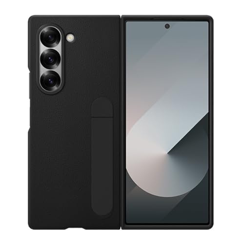 HAMEXLN Schwarz,Fold 6, Handyhülle Für Samsung Galaxy Z Fold 6, Ultradünnes Leder Hülle Mit Ständer Und Displayschutz Stossfest Schutzhülle HAMEXLN Schwarz,Fold 6, Handyhülle Für Samsung Galaxy Z Fold 6, Ultradünnes Leder Hülle Mit Ständer Und Displayschutz Stossfest Schutzhülle von HAMEXLN