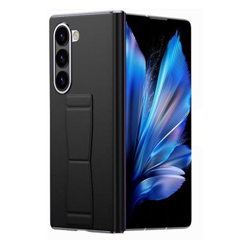 HAMEXLN Schwarz,Fold 6, Hülle Für Samsung Galaxy Z Fold 6, Faltbare Handschlaufe Ständer Echt Leder Rückseite Handyhülle Scharnier Schutz Luxus Stoßfeste Fall HAMEXLN Schwarz,Fold 6, Hülle Für Samsung Galaxy Z Fold 6, Faltbare Handschlaufe Ständer Echt Leder Rückseite Handyhülle Scharnier Schutz Luxus Stoßfeste Fall von HAMEXLN