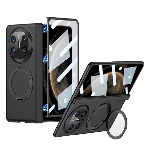 HAMEXLN Schwarz,Mate X6, Handyhülle Für Huawei Mate X6, Mit Eingebauter Glas Displayschutzfolie, Ring Ständer Magnetisches Scharnier Kameraschutz Stoßfest PC Hülle HAMEXLN Schwarz,Mate X6, Handyhülle Für Huawei Mate X6, Mit Eingebauter Glas Displayschutzfolie, Ring Ständer Magnetisches Scharnier Kameraschutz Stoßfest PC Hülle von HAMEXLN