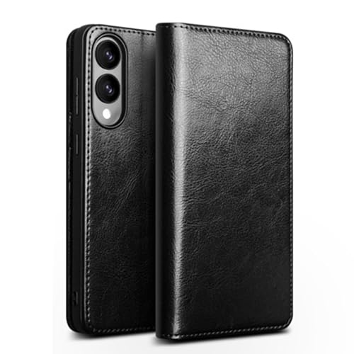 HAMEXLN Schwarz,S25Edge, Hülle Für Samsung Galaxy S25 Edge, Echtes Leder Flip Brieftasche Handyhülle Standfunktion Ganzkörperschutz Schutzhülle HAMEXLN Schwarz,S25Edge, Hülle Für Samsung Galaxy S25 Edge, Echtes Leder Flip Brieftasche Handyhülle Standfunktion Ganzkörperschutz Schutzhülle von HAMEXLN