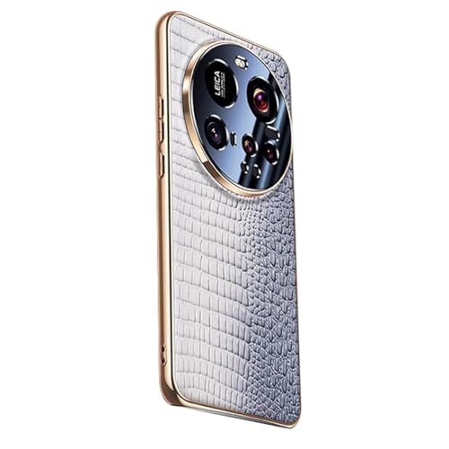 HAMEXLN Weiß,15 Pro, Handyhülle Für Xiaomi 15 Ultra/15 Pro/15, Galvanisierte Echt Leder Hülle Kameraschutz Luxus Krokodilmuster Schutzhülle HAMEXLN Weiß,15 Pro, Handyhülle Für Xiaomi 15 Ultra/15 Pro/15, Galvanisierte Echt Leder Hülle Kameraschutz Luxus Krokodilmuster Schutzhülle von HAMEXLN