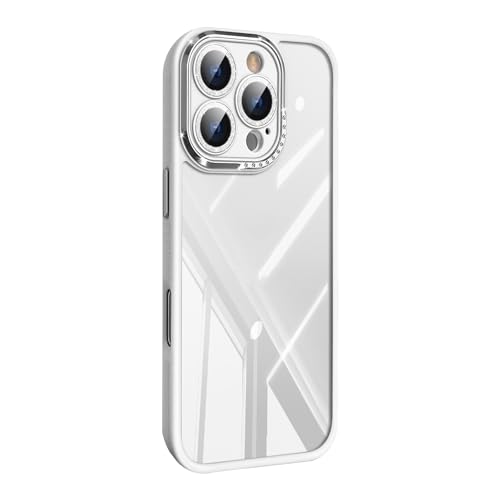 HAMEXLN Weiß,16, Hülle Für iPhone 16 Pro Max/16 Pro/16 Plus/16, Ultradünnes Klare Handyhüllen Kameraschutz Sturzfestigkeit Nie Vergilbung Schutzhülle HAMEXLN Weiß,16, Hülle Für iPhone 16 Pro Max/16 Pro/16 Plus/16, Ultradünnes Klare Handyhüllen Kameraschutz Sturzfestigkeit Nie Vergilbung Schutzhülle von HAMEXLN