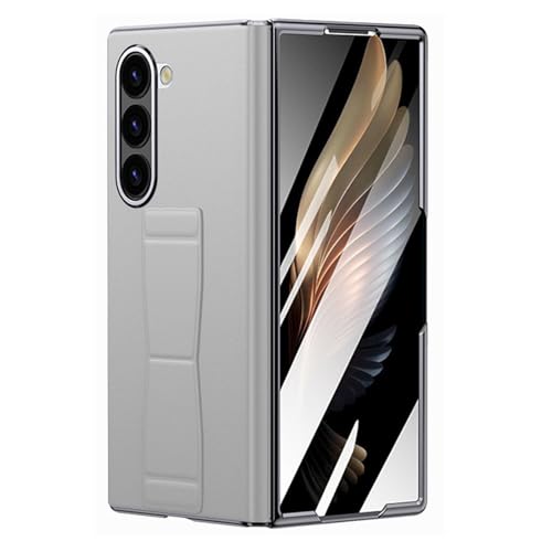 HAMEXLN Weiß,Fold 6, Echt Leder Hülle Für Samsung Galaxy Z Fold 6, Faltbare Handschlaufe Ständer Handyhülle Panzer Glas Screen Schutz Luxus Stoßfeste Fall HAMEXLN Weiß,Fold 6, Echt Leder Hülle Für Samsung Galaxy Z Fold 6, Faltbare Handschlaufe Ständer Handyhülle Panzer Glas Screen Schutz Luxus Stoßfeste Fall von HAMEXLN