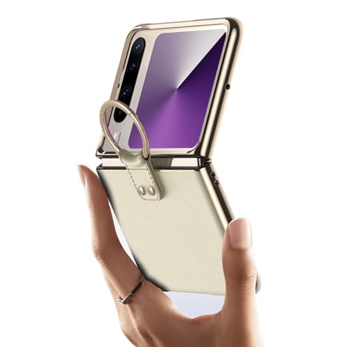 HAMEXLN Weiß,Pura X, Abdeckung Für Huawei Pura X, Luxus Leder Stoßfest Handyhüllen Mit Bildschirmschutz Und Ringhalter Galvanisierte Dünne Schutzhülle HAMEXLN Weiß,Pura X, Abdeckung Für Huawei Pura X, Luxus Leder Stoßfest Handyhüllen Mit Bildschirmschutz Und Ringhalter Galvanisierte Dünne Schutzhülle von HAMEXLN