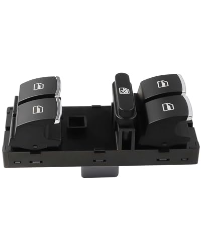 Schalter Fensterheber Für Jetta Für Passat OE:5ND95985 Chrom Auto Fenster Schalter Auto Elektrische Power Master Fenster Schalter Taste Elektronischer Handbremsschalter von HAMFISTB
